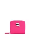 KARL LAGERFELD NYLON WALLET WITH ICONIC KARL PATCH
