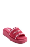 Karl Lagerfeld Ohare Platform Slide Sandal