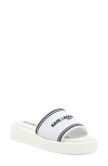 Karl Lagerfeld Ohare Platform Slide Sandal