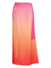 Karl Lagerfeld Ombré Maxi Pareo In Pink