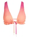 Karl Lagerfeld Triangel-bikinioberteil In Rosa