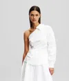 Karl Lagerfeld One-shoulder Shirt