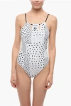 Karl Lagerfeld Open Back One-piece Swimsuit With Contrasting Details