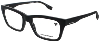 Karl Lagerfeld Optical Glasses Matte Black In Transparent