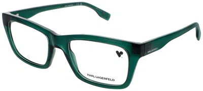 Karl Lagerfeld Optical Glasses Matte Black In Green