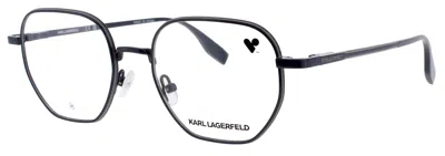 Karl Lagerfeld Optical Glasses Shiny Blue In Black