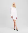 Karl Lagerfeld Orchid Embroidery Tunic Shirt