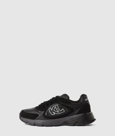 Karl Lagerfeld Orion Monogram Sneakers In Black