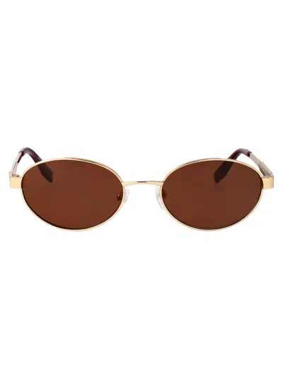 Karl Lagerfeld Oval Sunglasses Kl366 S 770 In Purple