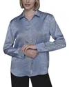 Karl Lagerfeld Oversized Blouse In Blue