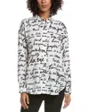 Karl Lagerfeld Oversized Blouse In White