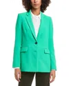 Karl Lagerfeld Oversized Suit Jacket In Green
