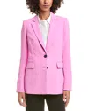 Karl Lagerfeld Oversized Suit Jacket In Pink