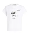 Karl Lagerfeld Oversized T-shirt In White