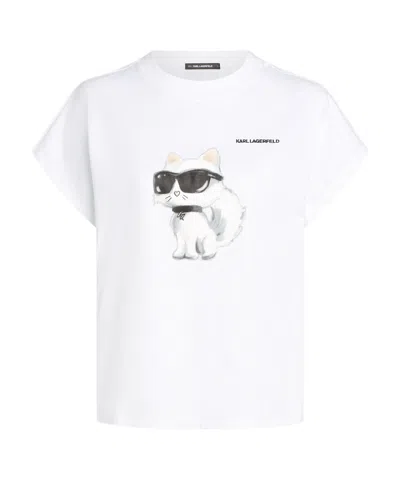 Karl Lagerfeld Oversized T-shirt In White