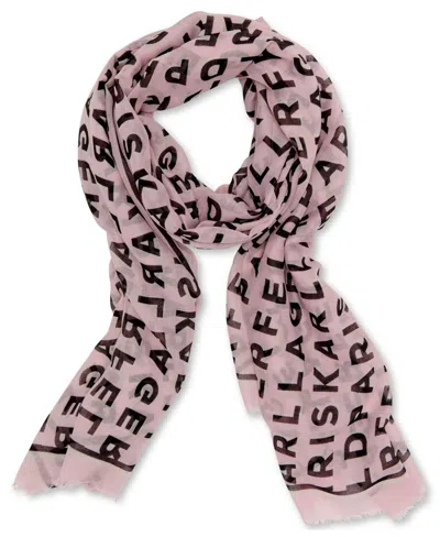Karl Lagerfeld Oversized Wrap In Parfait Pink