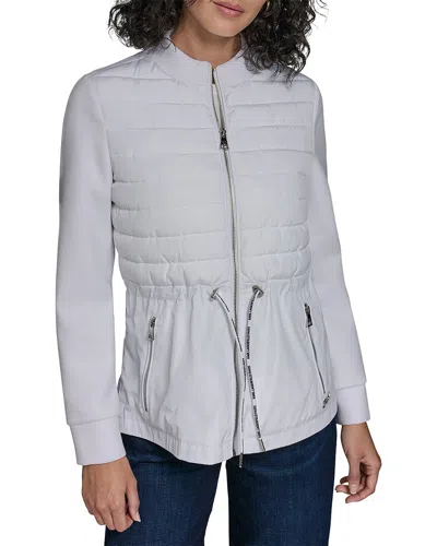 Karl Lagerfeld Packable Jacket In White