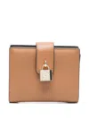 Karl Lagerfeld K/autograph Padlock Medium Wallet In Brown