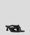 Karl Lagerfeld Panache Ii Denim Heeled Sandals
