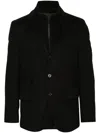 Karl Lagerfeld Panelled Single-breasted Blazer In Black