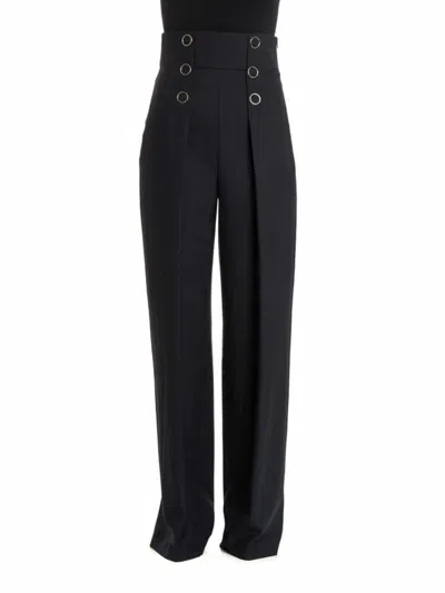 Karl Lagerfeld Wool Pants In Azul