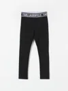Karl Lagerfeld Stretch Viscose Leggings In Schwarz