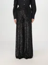 Karl Lagerfeld Sequin-embellished Jersey Trousers In Schwarz