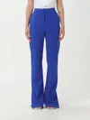 KARL LAGERFELD PANTS KARL LAGERFELD WOMAN COLOR BLUE,F50459009