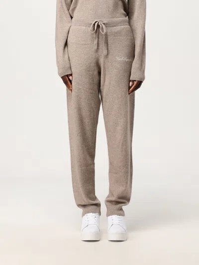 Karl Lagerfeld Pants  Woman Color Multicolor In Bunt