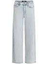Shop Karl Lagerfeld Pants In Lbluedenim