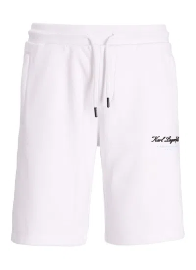 Karl Lagerfeld Pants In White