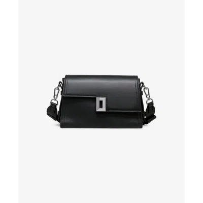Karl Lagerfeld Paris Addie Crossbody In Black/gunmetal