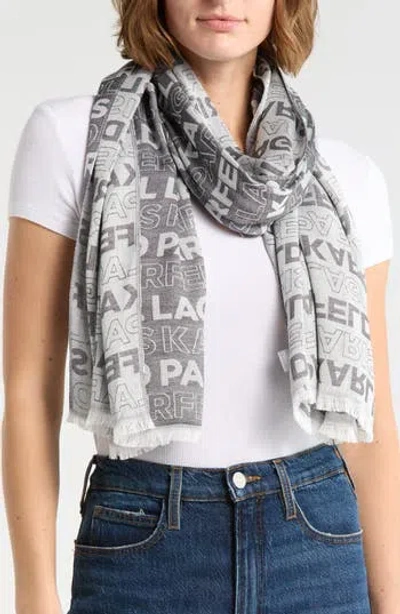 Karl Lagerfeld Paris Block Logo Wrap In Orange