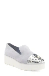 Karl Lagerfeld Paris Brinlee Platform Loafer In Cashmere Blue