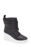 Karl Lagerfeld Paris Bronwyn Wedge Boot In Black