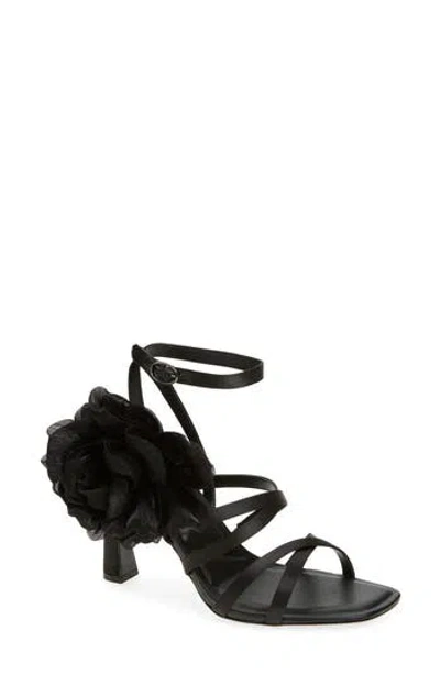 Karl Lagerfeld Paris Caela Rosette Sandal In Black