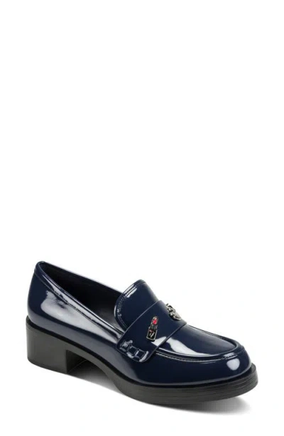Karl Lagerfeld Paris Caiza Loafer In Blue