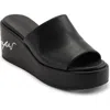 Karl Lagerfeld Women's Calvina Logo Wedge Heel Platform Sandals In Black