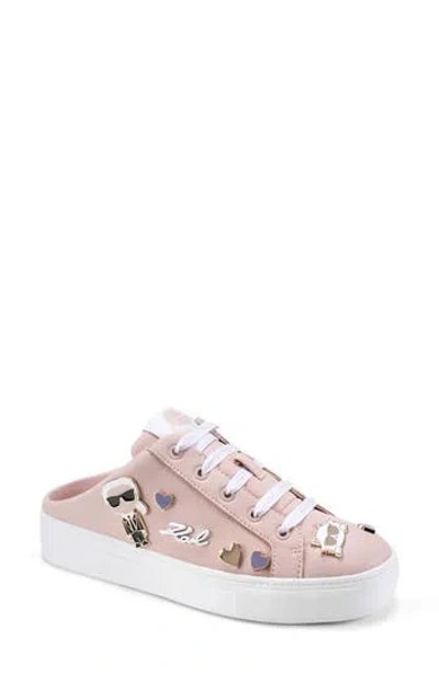Karl Lagerfeld Paris Cambria Mule Sneaker In Pink