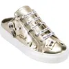 Karl Lagerfeld Paris Cambria Platform Mule Sneaker In Gold