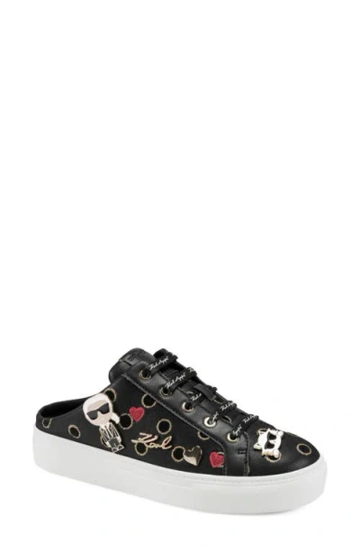 Karl Lagerfeld Paris Cambria Sneaker Mule In Black