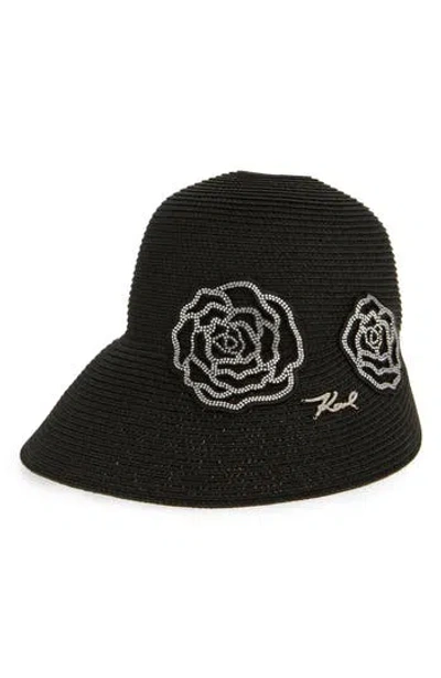 Karl Lagerfeld Paris Camelia Reader Hat