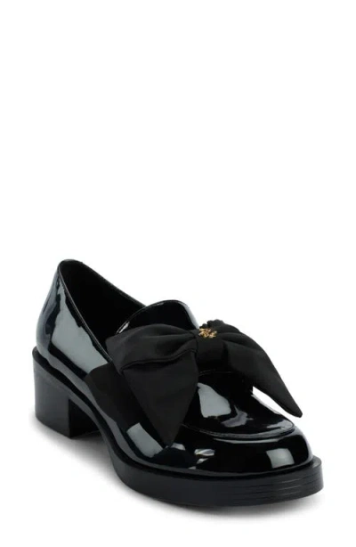 Karl Lagerfeld Paris Camilia Bow Loafer In Black