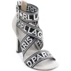 Karl Lagerfeld Paris Careliz Sandal In Soft White