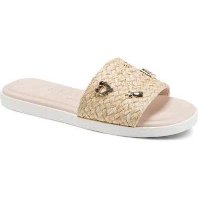 Karl Lagerfeld Paris Carenza Atelier Slide Sandal In Brown