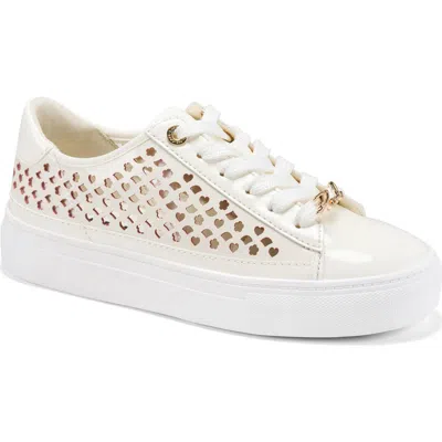 Karl Lagerfeld Paris Caswell Platform Sneaker In Animal Print