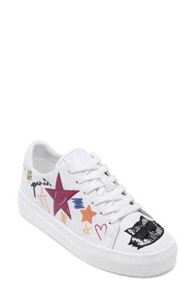 Karl Lagerfeld Paris Cate Ikonic Sneaker In White
