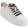 Karl Lagerfeld Cate Low Top Sneaker In Bright White/black