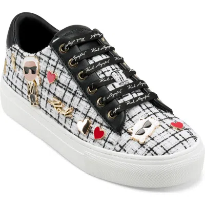 Karl Lagerfeld Paris Cate Pin Logo Sneaker