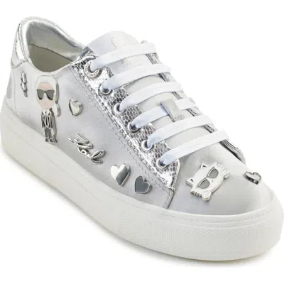 Karl Lagerfeld Paris Cate Pin Logo Sneaker